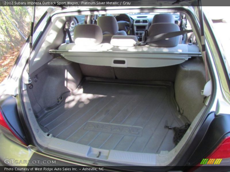 Platinum Silver Metallic / Gray 2002 Subaru Impreza Outback Sport Wagon