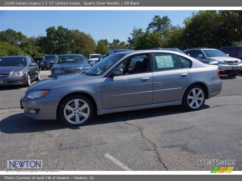 Quartz Silver Metallic / Off Black 2008 Subaru Legacy 2.5 GT Limited Sedan