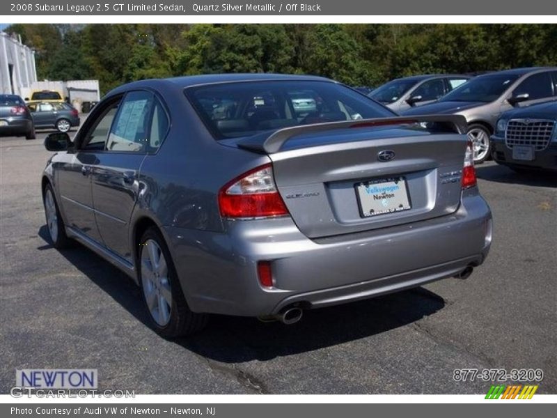Quartz Silver Metallic / Off Black 2008 Subaru Legacy 2.5 GT Limited Sedan