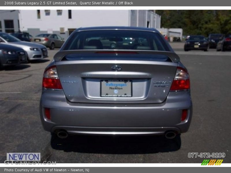 Quartz Silver Metallic / Off Black 2008 Subaru Legacy 2.5 GT Limited Sedan