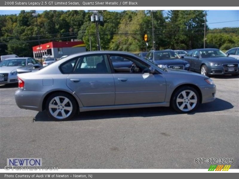 Quartz Silver Metallic / Off Black 2008 Subaru Legacy 2.5 GT Limited Sedan