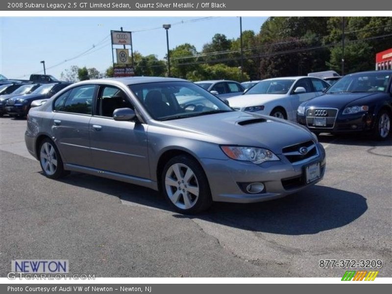 Quartz Silver Metallic / Off Black 2008 Subaru Legacy 2.5 GT Limited Sedan