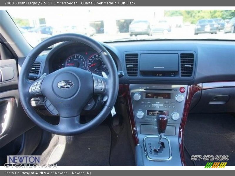 Quartz Silver Metallic / Off Black 2008 Subaru Legacy 2.5 GT Limited Sedan
