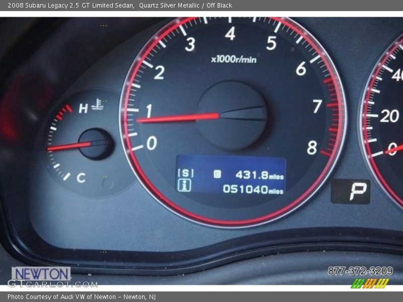 Quartz Silver Metallic / Off Black 2008 Subaru Legacy 2.5 GT Limited Sedan