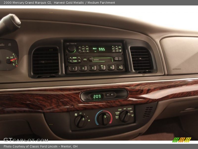 Harvest Gold Metallic / Medium Parchment 2000 Mercury Grand Marquis GS