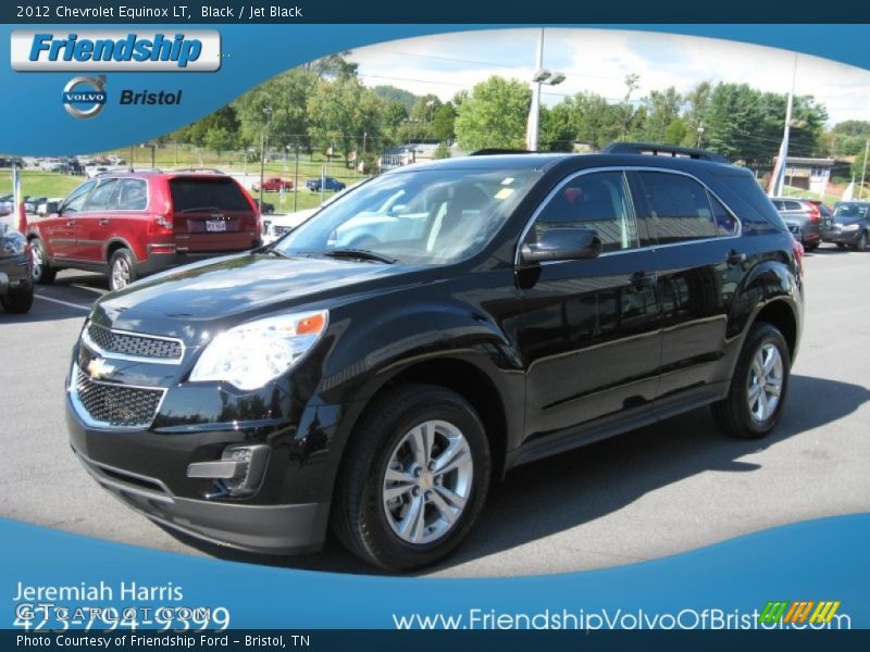 Black / Jet Black 2012 Chevrolet Equinox LT