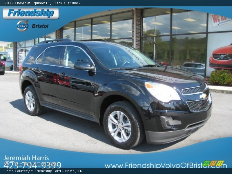 Black / Jet Black 2012 Chevrolet Equinox LT