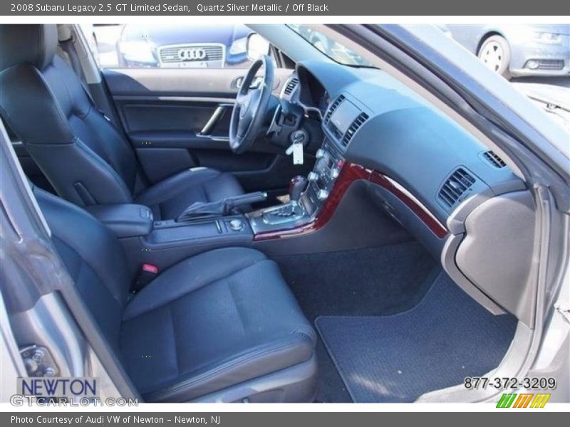 Quartz Silver Metallic / Off Black 2008 Subaru Legacy 2.5 GT Limited Sedan