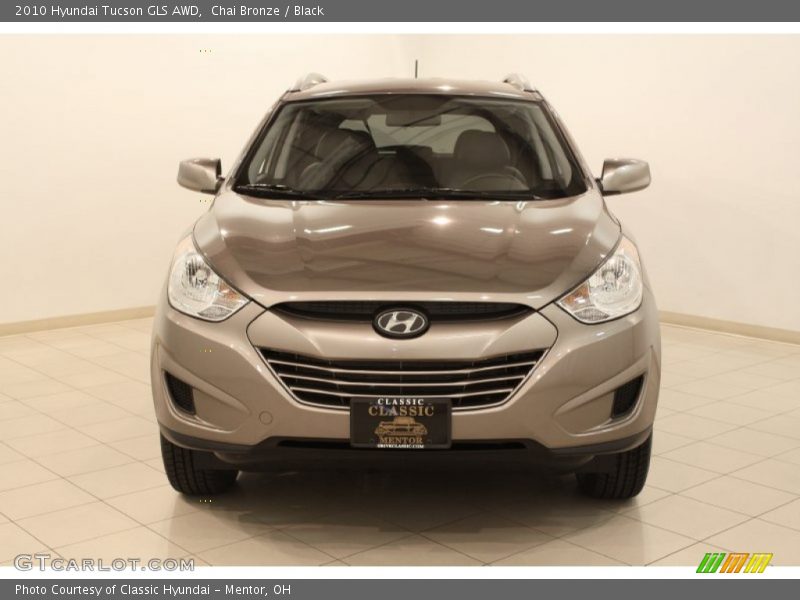 Chai Bronze / Black 2010 Hyundai Tucson GLS AWD
