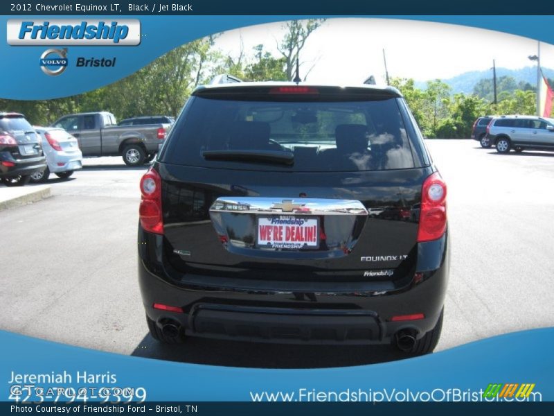 Black / Jet Black 2012 Chevrolet Equinox LT