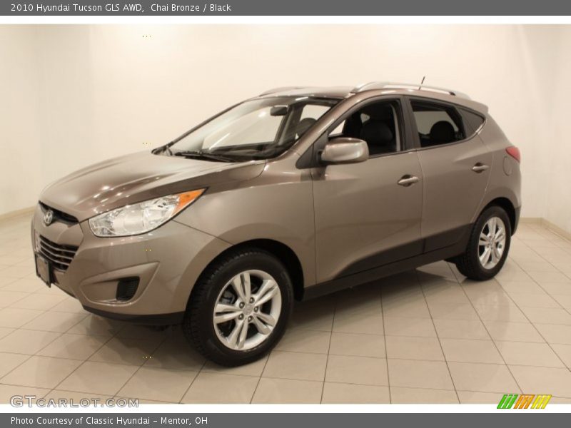 Chai Bronze / Black 2010 Hyundai Tucson GLS AWD