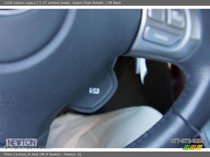 Quartz Silver Metallic / Off Black 2008 Subaru Legacy 2.5 GT Limited Sedan