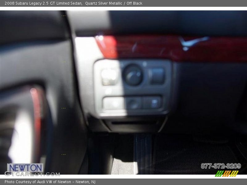 Quartz Silver Metallic / Off Black 2008 Subaru Legacy 2.5 GT Limited Sedan