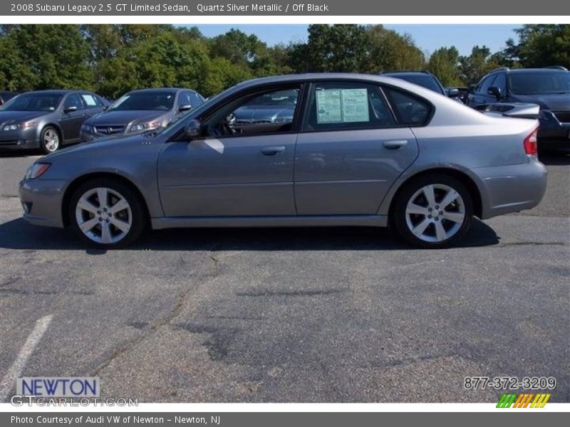 Quartz Silver Metallic / Off Black 2008 Subaru Legacy 2.5 GT Limited Sedan