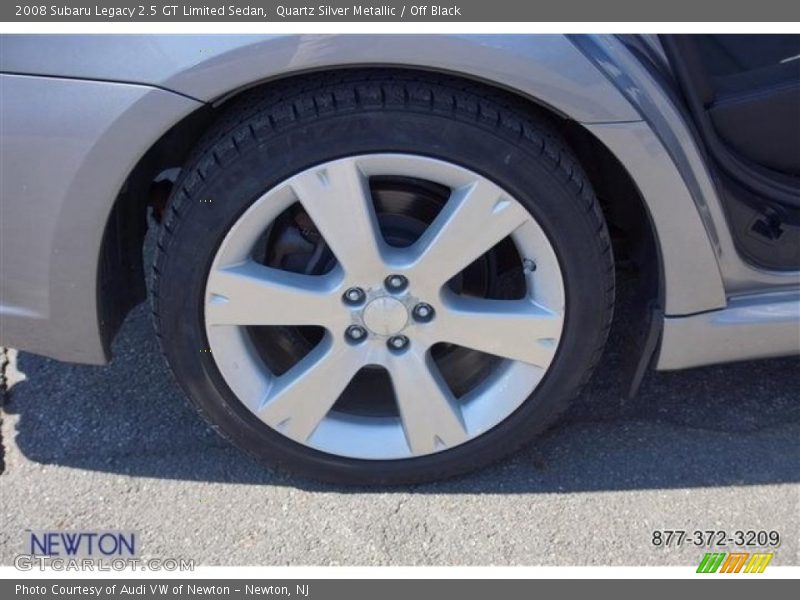 Quartz Silver Metallic / Off Black 2008 Subaru Legacy 2.5 GT Limited Sedan