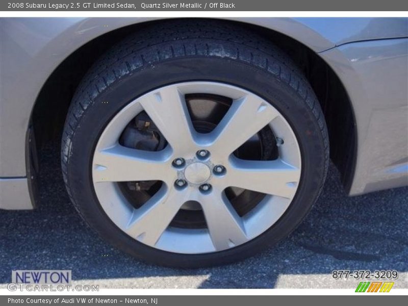 Quartz Silver Metallic / Off Black 2008 Subaru Legacy 2.5 GT Limited Sedan