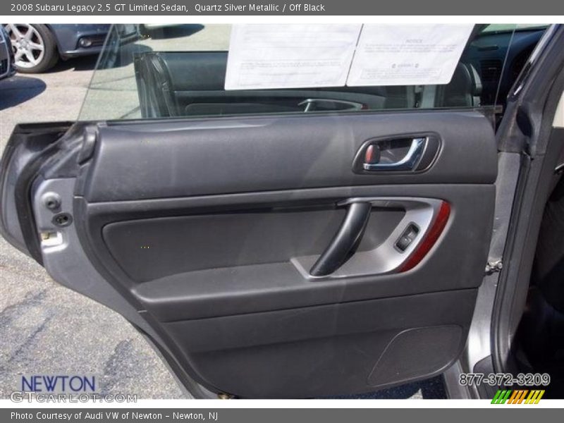 Quartz Silver Metallic / Off Black 2008 Subaru Legacy 2.5 GT Limited Sedan