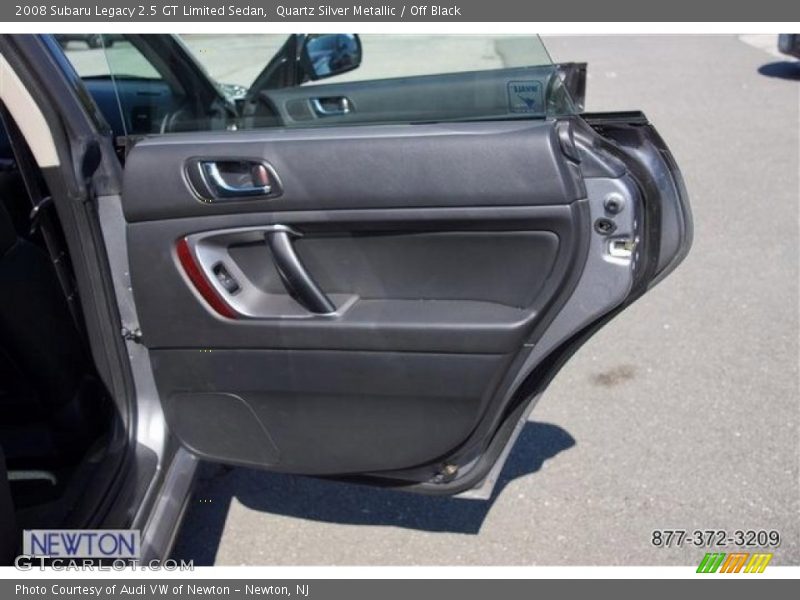 Quartz Silver Metallic / Off Black 2008 Subaru Legacy 2.5 GT Limited Sedan