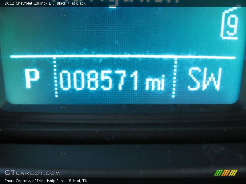 Black / Jet Black 2012 Chevrolet Equinox LT