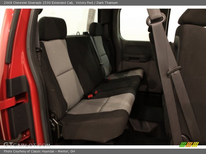 Victory Red / Dark Titanium 2009 Chevrolet Silverado 1500 Extended Cab