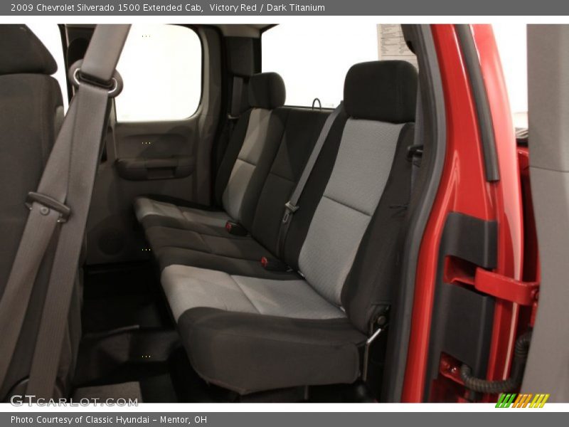 Victory Red / Dark Titanium 2009 Chevrolet Silverado 1500 Extended Cab