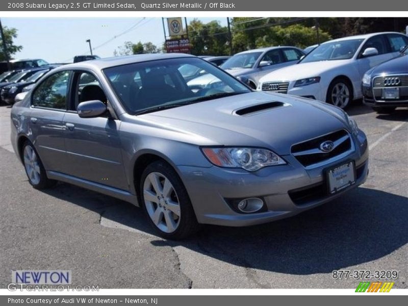 Quartz Silver Metallic / Off Black 2008 Subaru Legacy 2.5 GT Limited Sedan