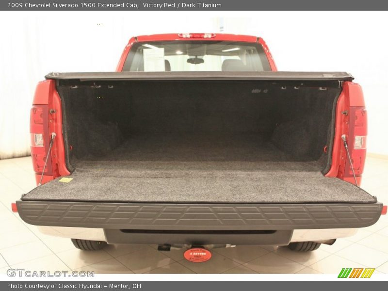 Victory Red / Dark Titanium 2009 Chevrolet Silverado 1500 Extended Cab