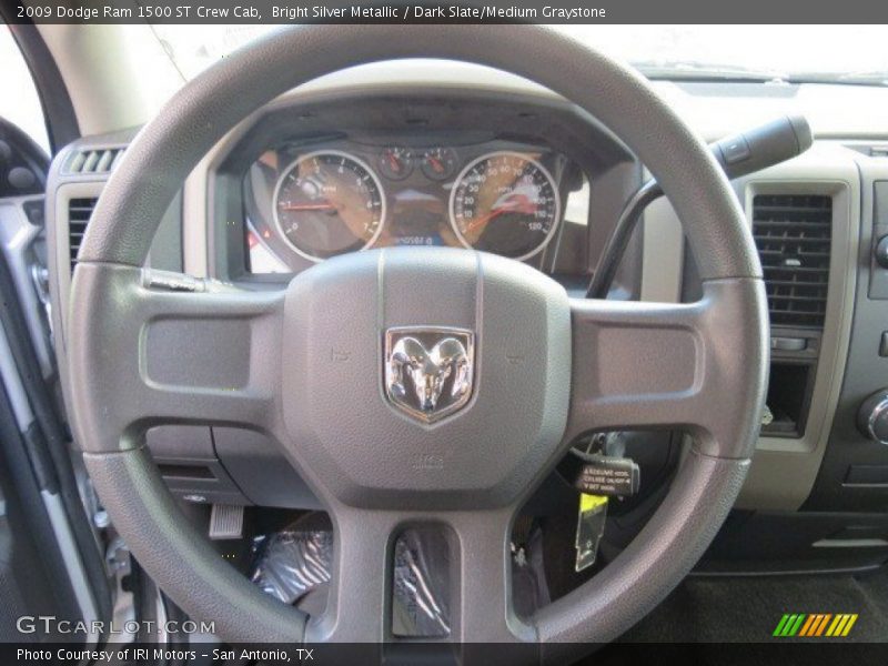 Bright Silver Metallic / Dark Slate/Medium Graystone 2009 Dodge Ram 1500 ST Crew Cab