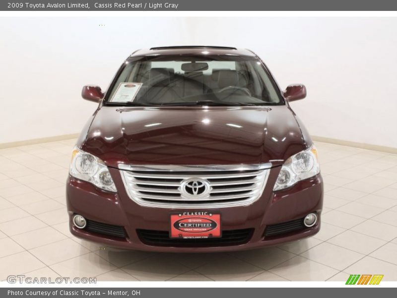 Cassis Red Pearl / Light Gray 2009 Toyota Avalon Limited