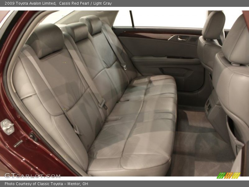 Cassis Red Pearl / Light Gray 2009 Toyota Avalon Limited