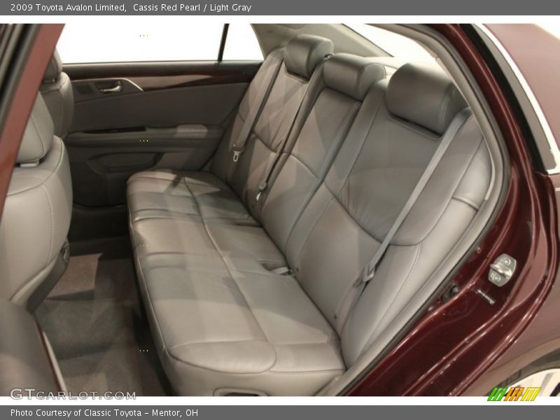 Cassis Red Pearl / Light Gray 2009 Toyota Avalon Limited