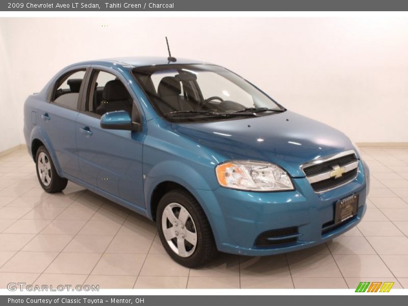 Tahiti Green / Charcoal 2009 Chevrolet Aveo LT Sedan
