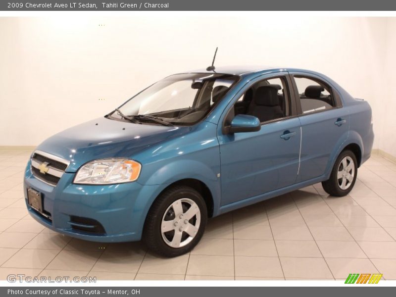 Tahiti Green / Charcoal 2009 Chevrolet Aveo LT Sedan
