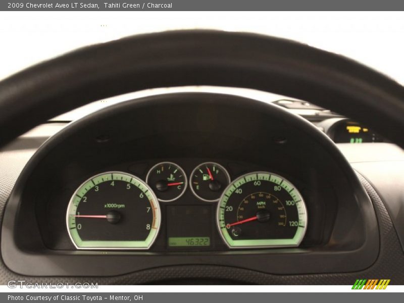 Tahiti Green / Charcoal 2009 Chevrolet Aveo LT Sedan