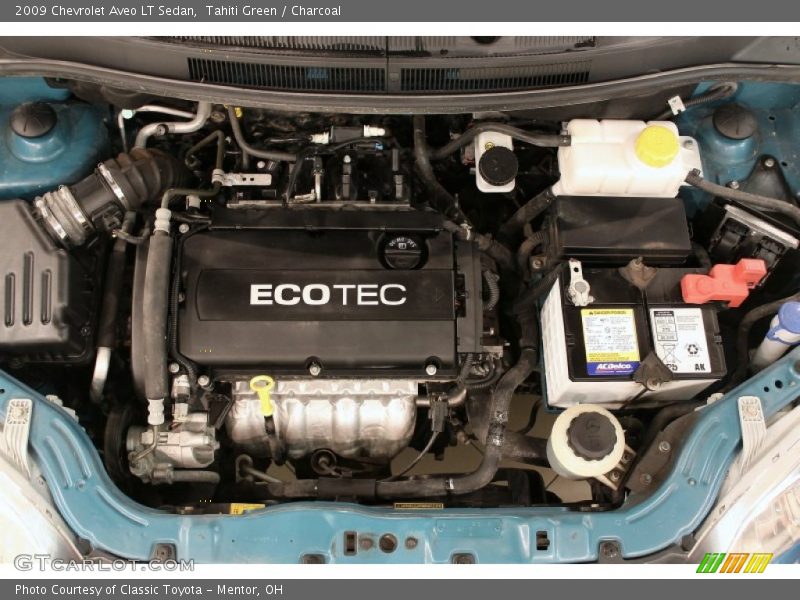 Tahiti Green / Charcoal 2009 Chevrolet Aveo LT Sedan