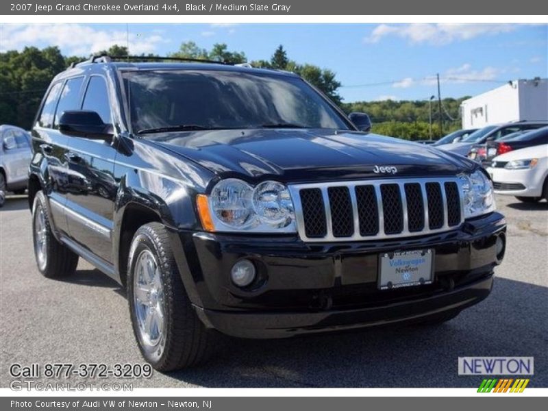 Black / Medium Slate Gray 2007 Jeep Grand Cherokee Overland 4x4
