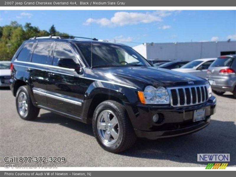 Black / Medium Slate Gray 2007 Jeep Grand Cherokee Overland 4x4