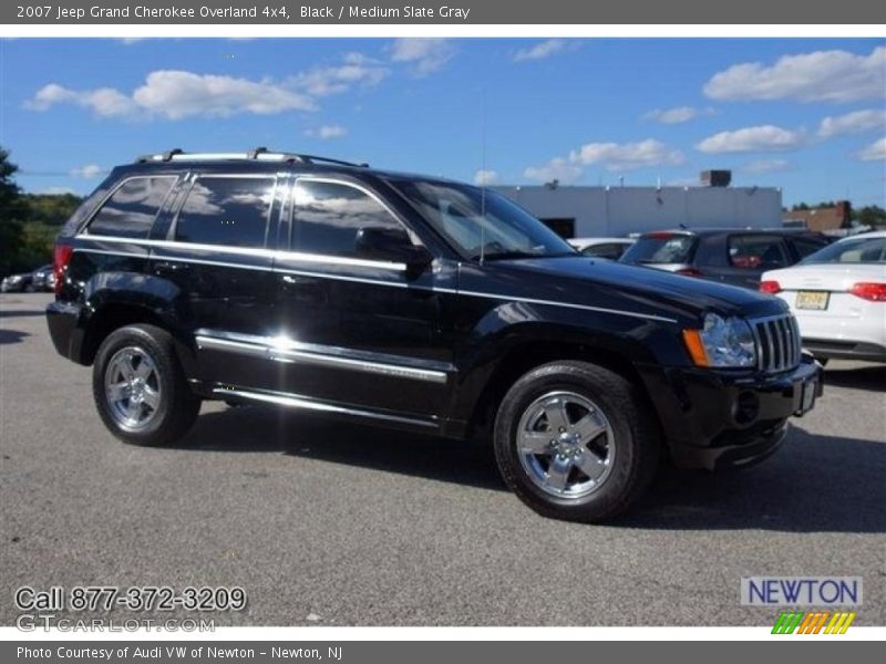 Black / Medium Slate Gray 2007 Jeep Grand Cherokee Overland 4x4