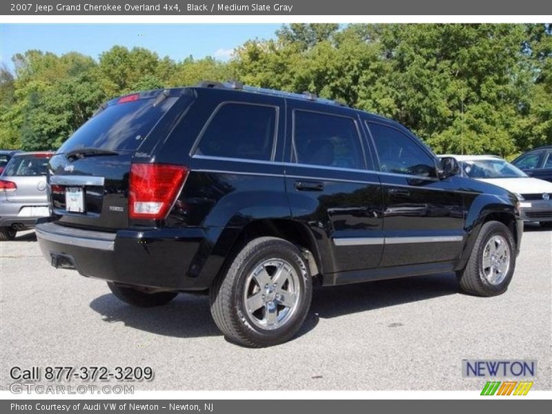 Black / Medium Slate Gray 2007 Jeep Grand Cherokee Overland 4x4