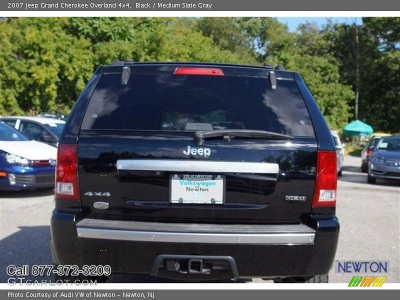 Black / Medium Slate Gray 2007 Jeep Grand Cherokee Overland 4x4