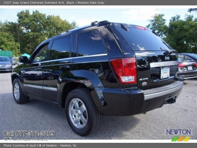 Black / Medium Slate Gray 2007 Jeep Grand Cherokee Overland 4x4