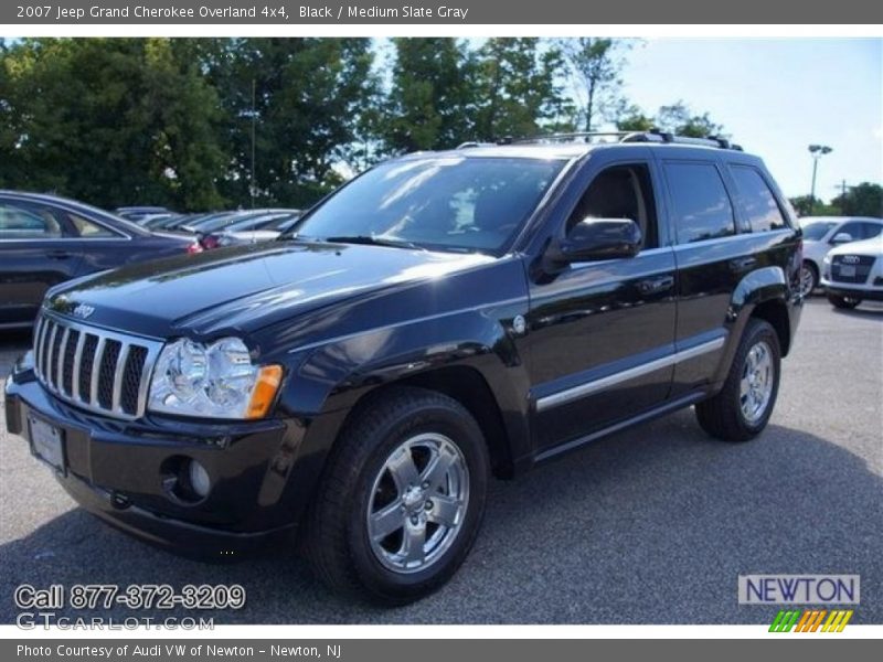 Black / Medium Slate Gray 2007 Jeep Grand Cherokee Overland 4x4