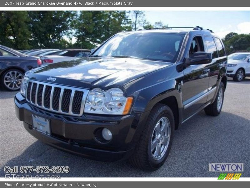 Black / Medium Slate Gray 2007 Jeep Grand Cherokee Overland 4x4