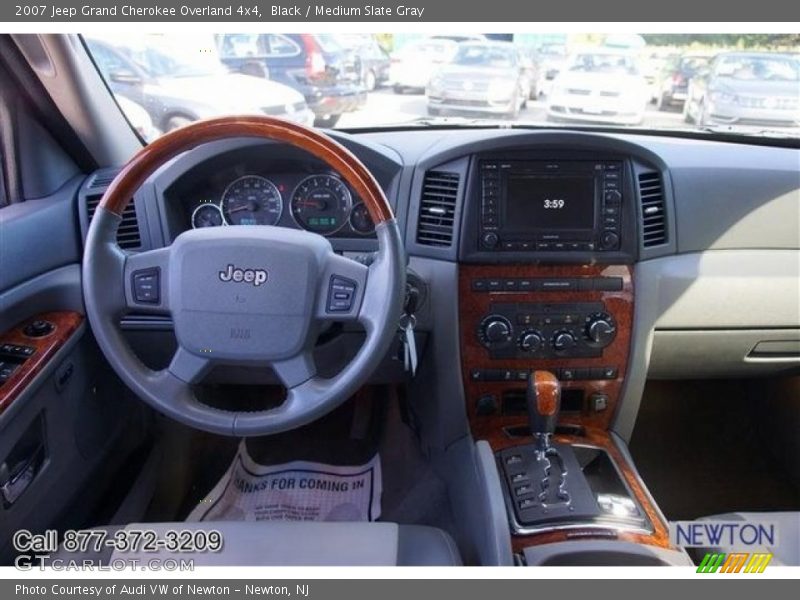 Black / Medium Slate Gray 2007 Jeep Grand Cherokee Overland 4x4