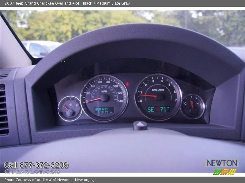 Black / Medium Slate Gray 2007 Jeep Grand Cherokee Overland 4x4