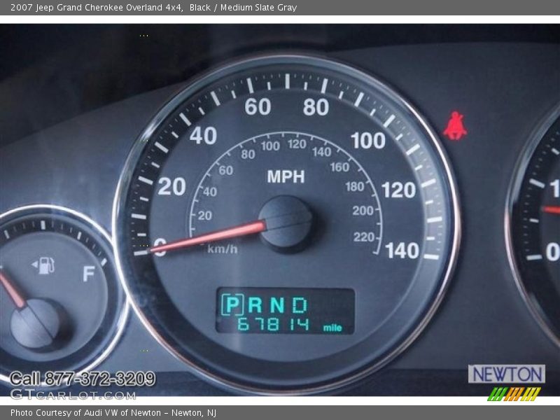 Black / Medium Slate Gray 2007 Jeep Grand Cherokee Overland 4x4