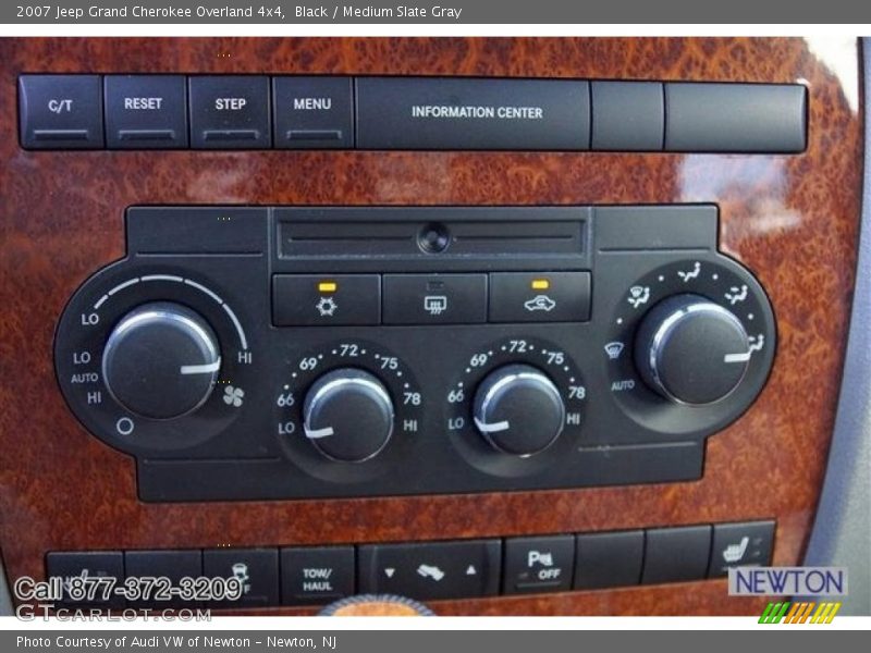 Black / Medium Slate Gray 2007 Jeep Grand Cherokee Overland 4x4
