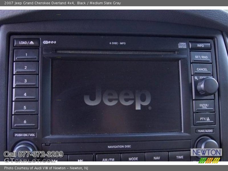 Black / Medium Slate Gray 2007 Jeep Grand Cherokee Overland 4x4