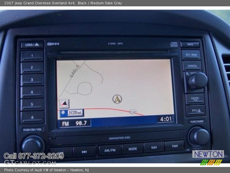 Black / Medium Slate Gray 2007 Jeep Grand Cherokee Overland 4x4