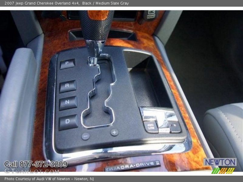 Black / Medium Slate Gray 2007 Jeep Grand Cherokee Overland 4x4